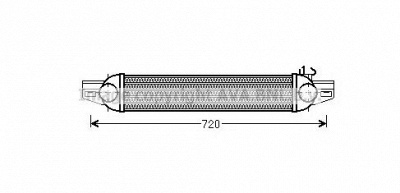AVA QUALITY COOLING fta4388 -  Интеркулер